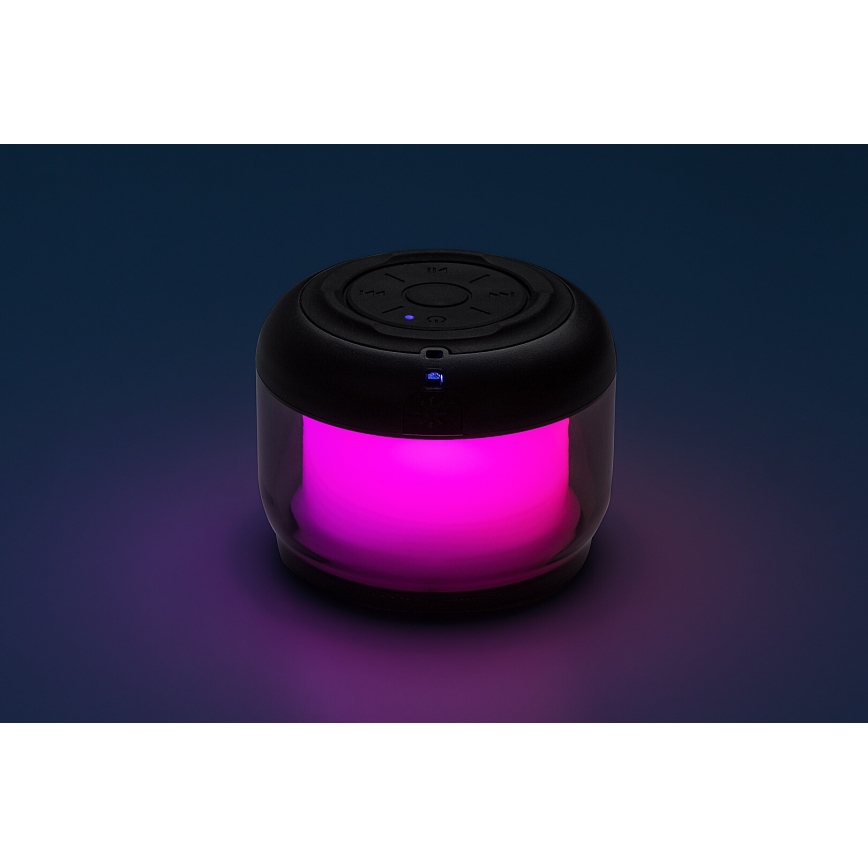 Rabalux - Lámpara de mesa RGB con altavoz RGB/3W/3,7V 500mAh