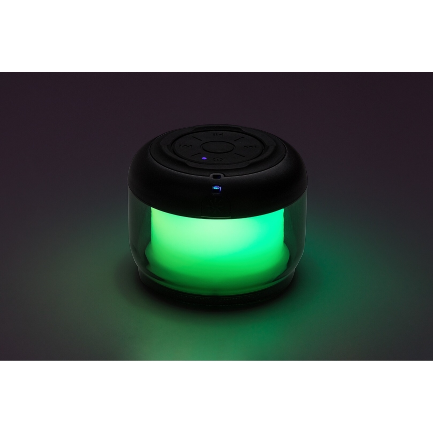 Rabalux - Lámpara de mesa RGB con altavoz RGB/3W/3,7V 500mAh