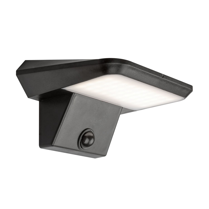 Rabalux - Lámpara solar LED con sensor LED/10W/3,7V IP44 1200 mAh