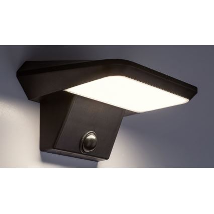 Rabalux - Lámpara solar LED con sensor LED/10W/3,7V IP44 1200 mAh