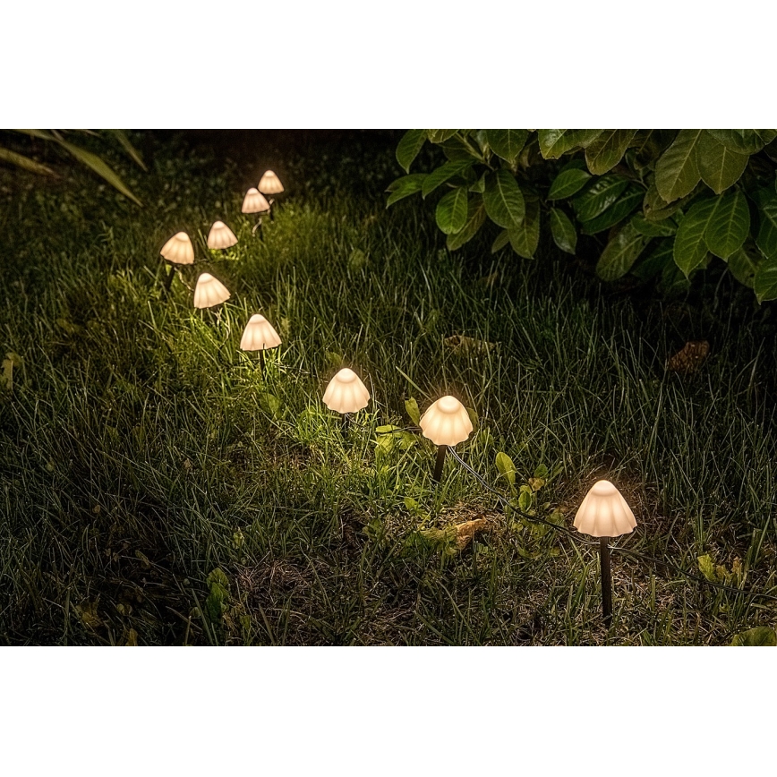 Rabalux - Lámpara solar LED 10xLED/0,2W/1,2V IP44 300 mAh