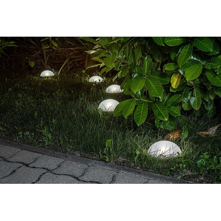 Rabalux - Lámpara solar LED 5xLED/0,2W/1,2V IP44 600 mAh