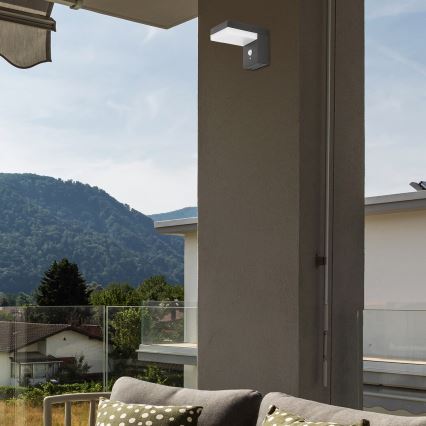 Rabalux - Lámpara solar LED con sensor LED/6W/3,7V IP44 2200 mAh