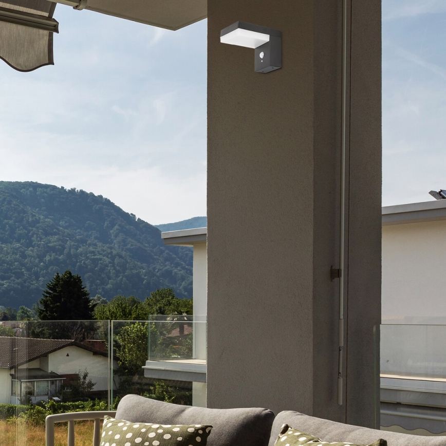 Rabalux - Lámpara solar LED con sensor LED/6W/3,7V IP44 2200 mAh