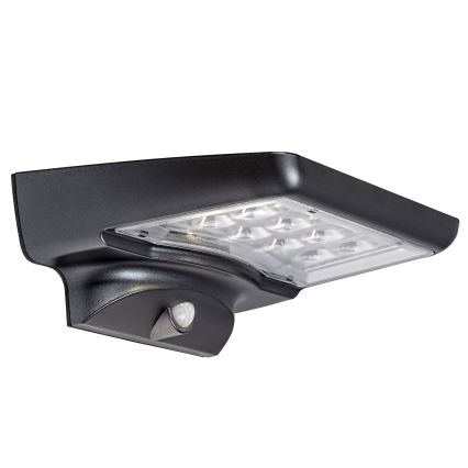 Rabalux - Lámpara solar LED con sensor LED/4W/3,7V IP44 1500 mAh