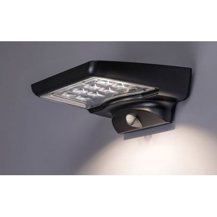 Rabalux - Lámpara solar LED con sensor LED/4W/3,7V IP44 1500 mAh