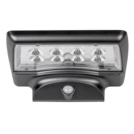 Rabalux - Lámpara solar LED con sensor LED/4W/3,7V IP44 1500 mAh