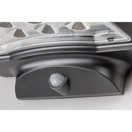 Rabalux - Lámpara solar LED con sensor LED/4W/3,7V IP44 1500 mAh