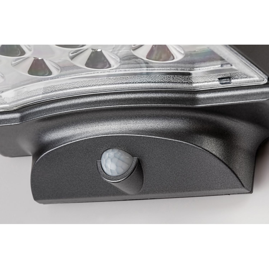 Rabalux - Lámpara solar LED con sensor LED/4W/3,7V IP44 1500 mAh