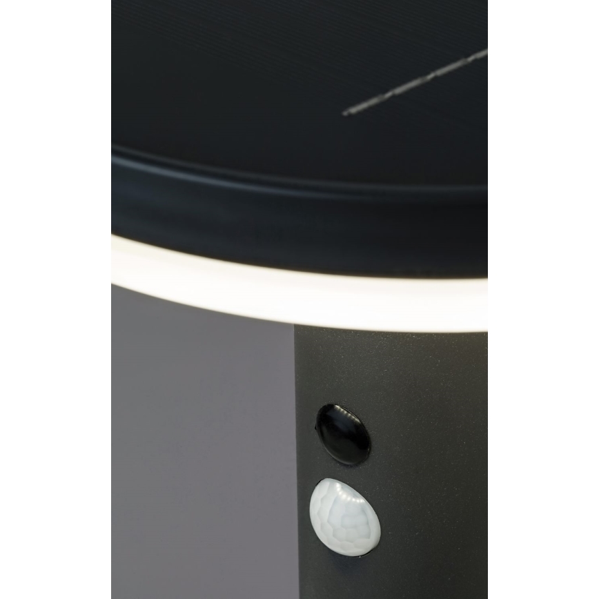 Rabalux - Lámpara solar LED con sensor LED/10W/3,7V IP44