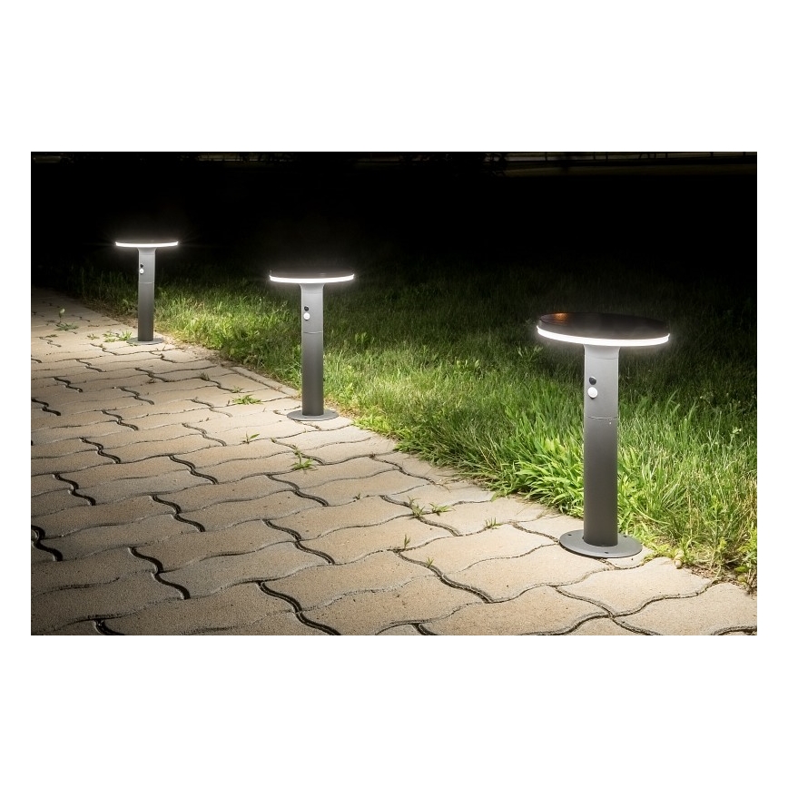 Rabalux - Lámpara solar LED con sensor LED/10W/3,7V IP44 2500 mAh