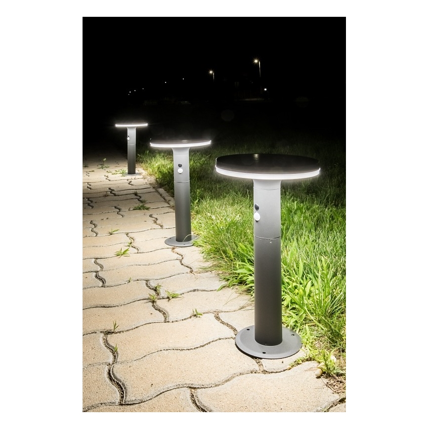 Rabalux - Lámpara solar LED con sensor LED/10W/3,7V IP44 2500 mAh