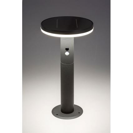 Rabalux - Lámpara solar LED con sensor LED/10W/3,7V IP44 2500 mAh