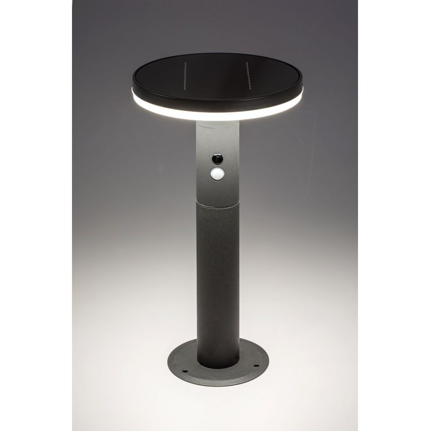 Rabalux - Lámpara solar LED con sensor LED/10W/3,7V IP44 2500 mAh
