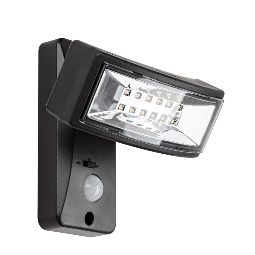 Rabalux - Lámpara solar LED con sensor LED/2,4W/3,7V IP44 1200 mAh