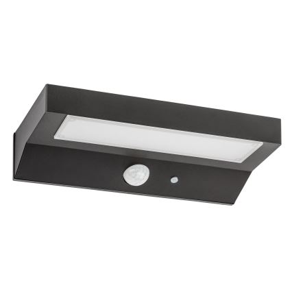 Rabalux - Lámpara solar LED con sensor LED/6W/3,7V IP44 2200 mAh