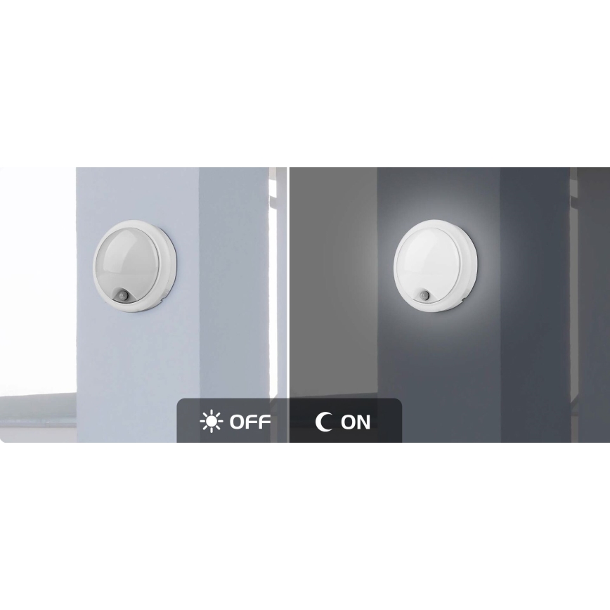 Rabalux - Lámpara de pared LED para exterior con sensor LED/15W/230V IP54