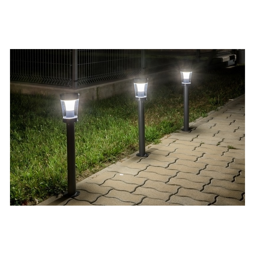 Rabalux - Lámpara solar LED LED/3W/3,7V IP65 antracita 2000 mAh