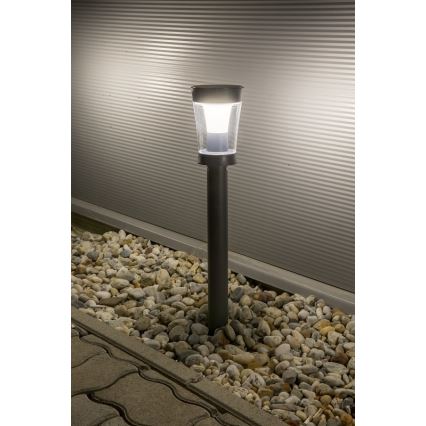 Rabalux - Lámpara solar LED LED/3W/3,7V IP65 antracita 2000 mAh