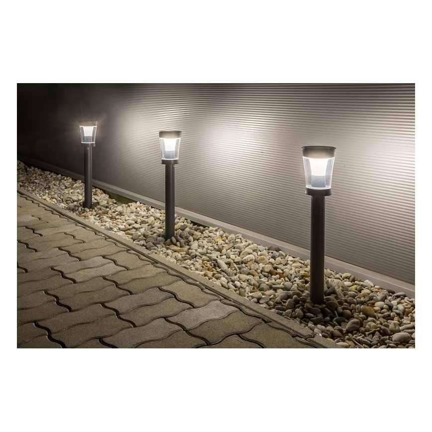 Rabalux - Lámpara solar LED LED/3W/3,7V IP65 antracita 2000 mAh
