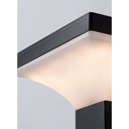 Rabalux - Lámpara de pared solar LED con sensor LED/4W/230V IP44 negra 2200 mAh