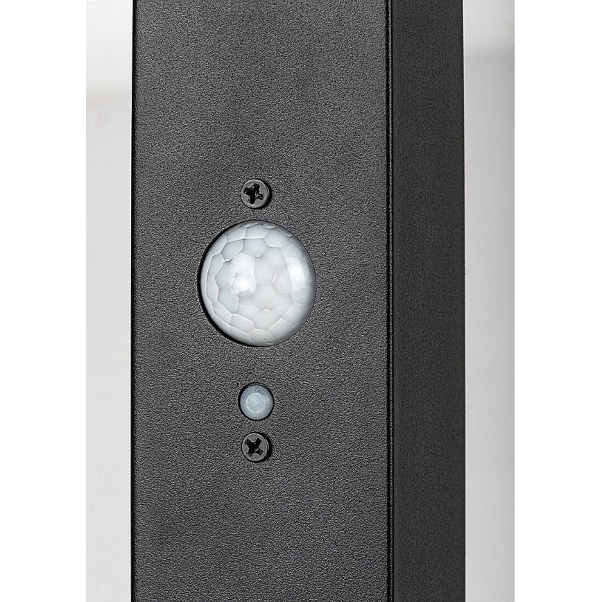 Rabalux - Lámpara solar LED con sensor LED/4W/3,7V IP44 negra 2200 mAh
