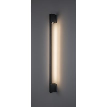 Rabalux - Aplique mural exterior LED/8W/230V IP54 59,5 cm negro