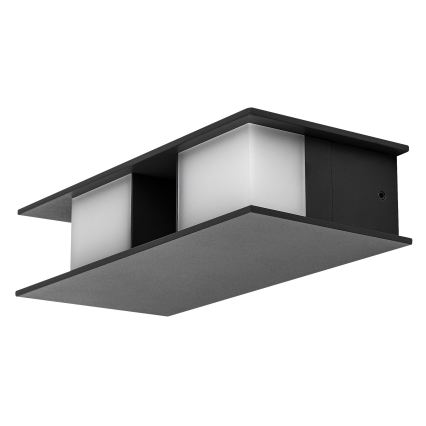 Rabalux - Aplique LED de pared para exterior, 13 W, 230 V, IP65, antracita