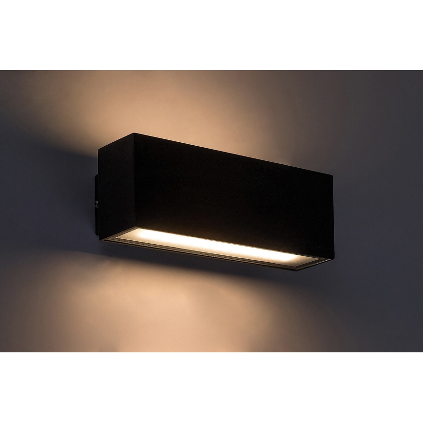 Rabalux - Aplique LED para exterior LED/10W/230V IP54 negro