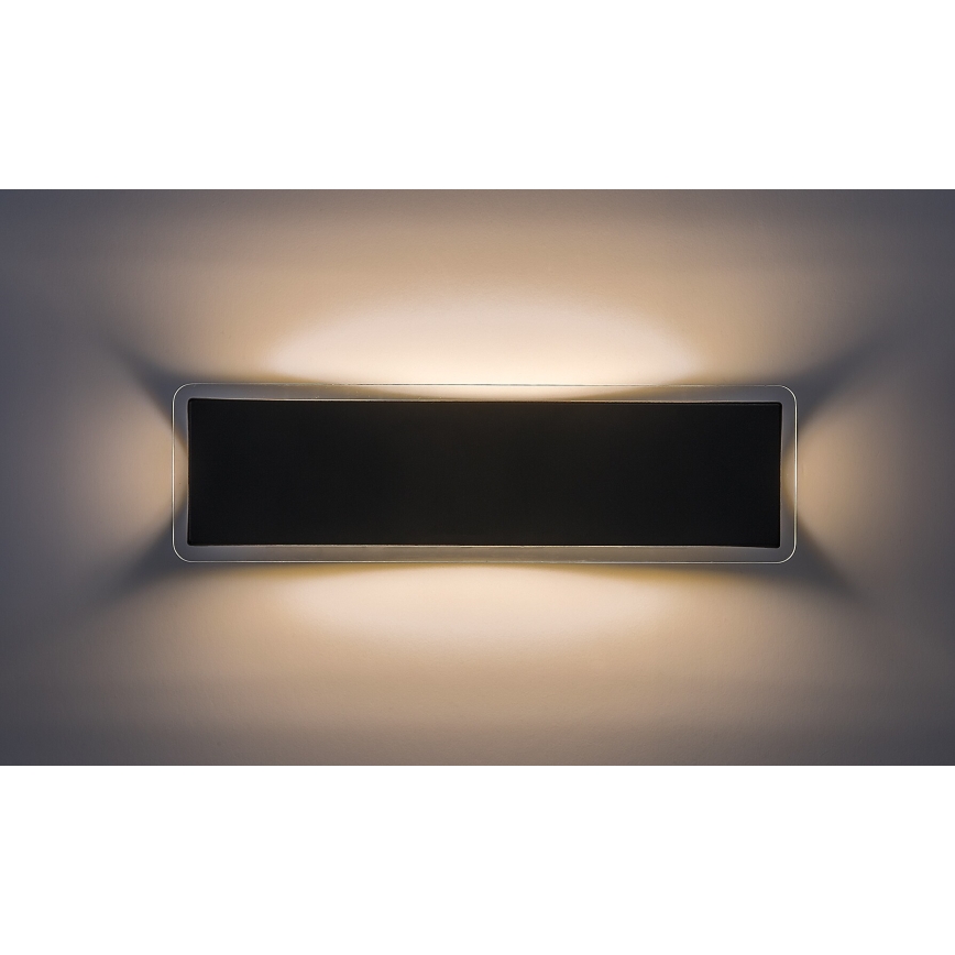 Rabalux - Aplique de pared exterior LED/18W/230V IP54 negro