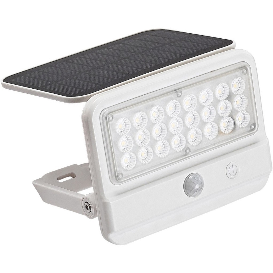 Rabalux - Lámpara de pared solar LED con sensor LED/7W/3,7V IP54 blanca 3000 mAh