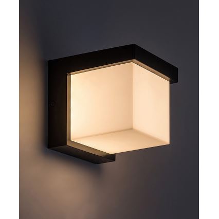 Rabalux - Aplique LED para exterior LED/10W/230V IP54 negro