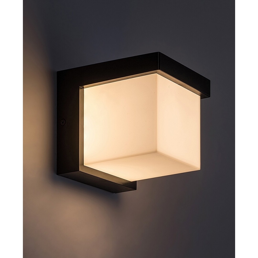Rabalux - Aplique LED para exterior LED/10W/230V IP54 negro