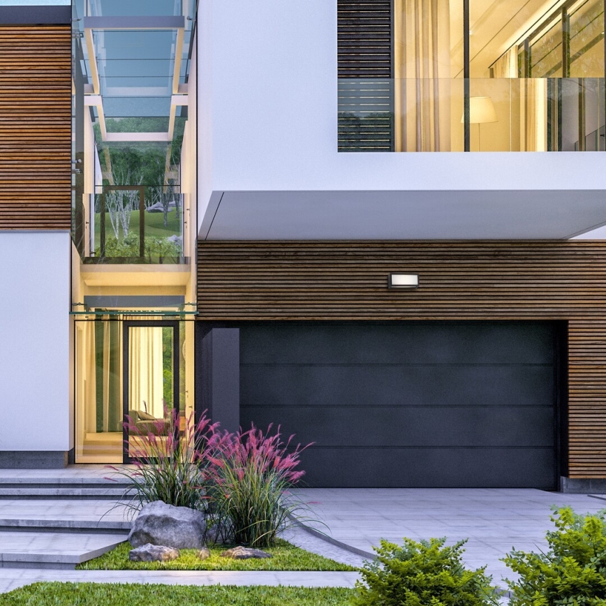 Rabalux - Aplique de pared LED para exterior LED/10W/230V IP54 negro