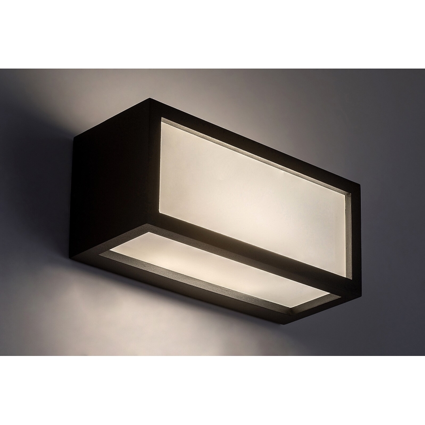 Rabalux - Aplique de pared LED para exterior LED/10W/230V IP54 negro
