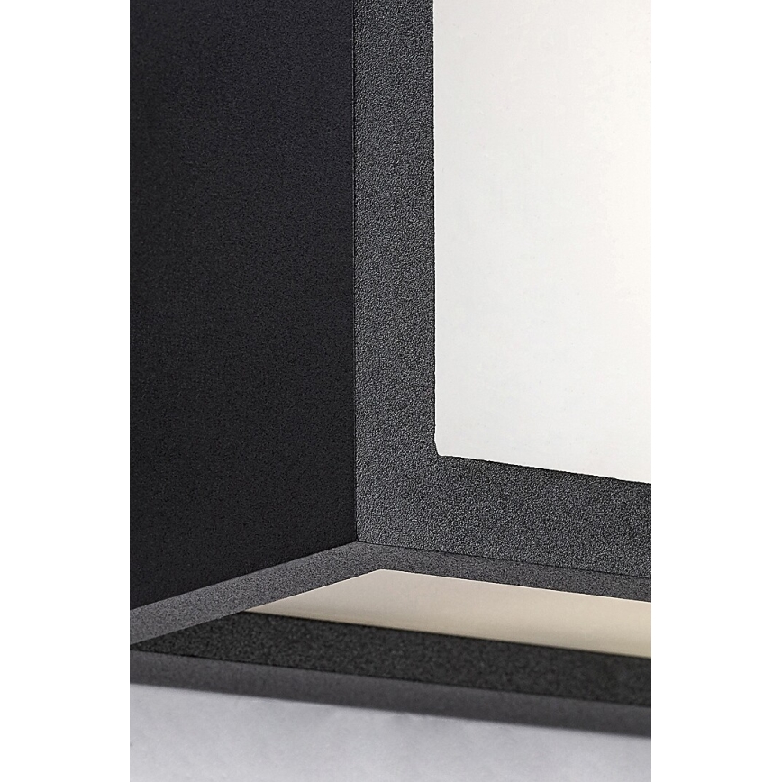 Rabalux - Aplique de pared LED para exterior LED/10W/230V IP54 negro