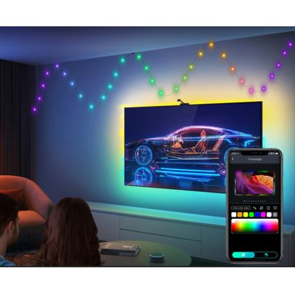 Rabalux - Tira LED RGB LED/3,2W/5V 10m IP44 con Wi-Fi y mando a distancia
