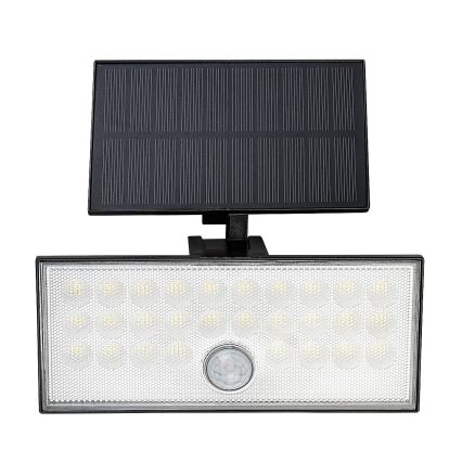 Rabalux - Foco solar LED con sensor LED/8W/3,7V 1800mAh IP65 + mando a distancia