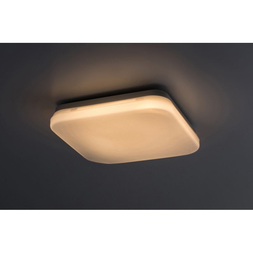 Rabalux - Luminaria de techo LED para baño 12W/230V 3000/4000/6000K IP44 24x24 cm