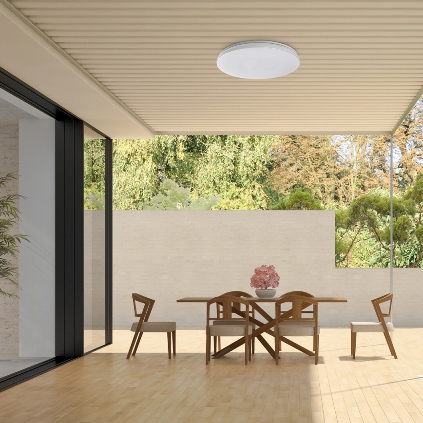 Rabalux - Plafón LED de techo para baño, 36 W/230 V, selección de temperatura de color 3000/4000/6000 K, IP44, diámetro 41 cm