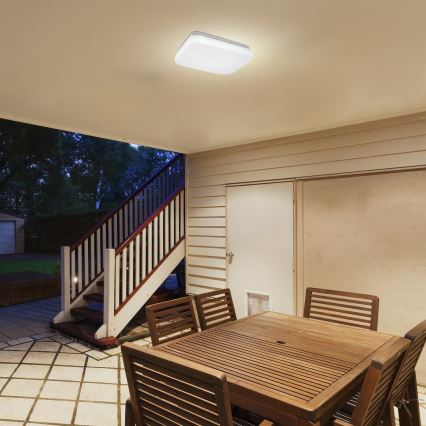 Rabalux - Plafón LED de baño con sensor LED/18W/230V 3000K IP44