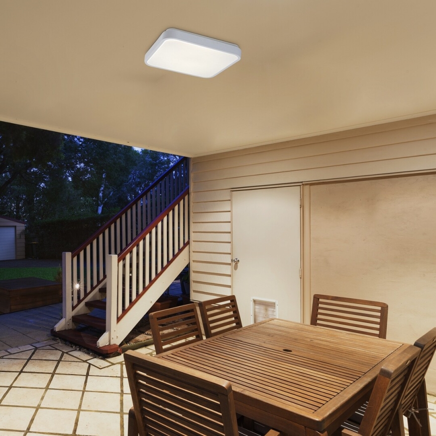 Rabalux - Plafón LED de baño con sensor LED/18W/230V 4000K IP44