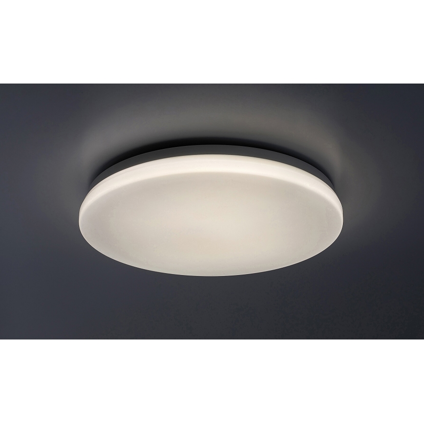 Rabalux - Luminaria LED de techo para baño con sensor / 24 W / 230 V / 4000 K / IP44 / Ø 35 cm