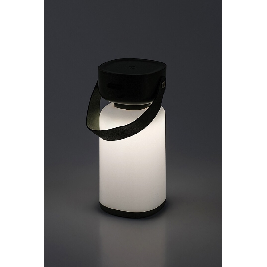 Rabalux 77144 - Lámpara de mesa LED táctil recargable y regulable para exteriores FUNES LED/3W/5V IP44 verde
