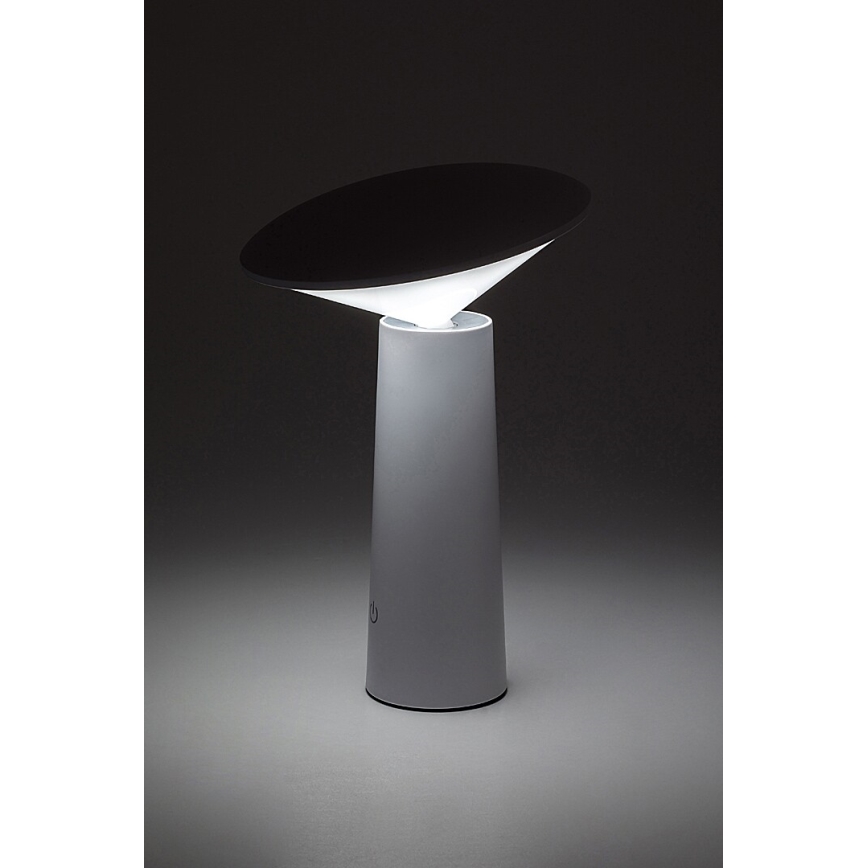 Rabalux - LED Lámpara de mesa táctil recargable y regulable POLPERRO LED/3W/3,7V 1200mAh blanco