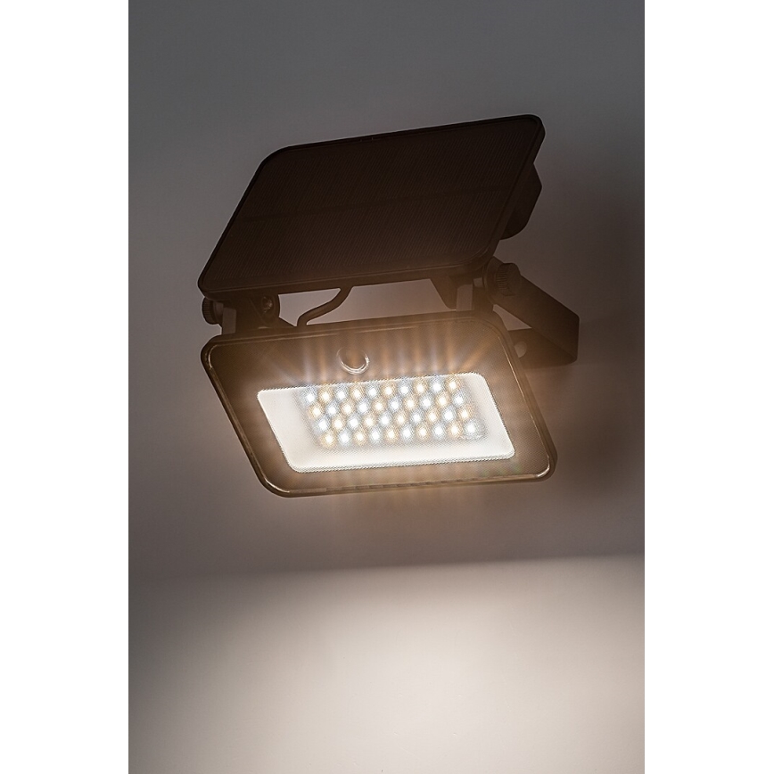 Rabalux - Foco solar LED con sensor LED/6W/3,7V 3000/4000/6500K IP65 2200 mAh