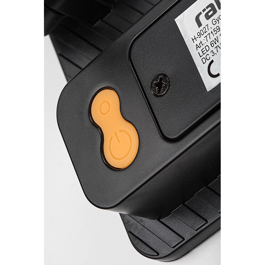 Rabalux - Foco solar LED con sensor LED/6W/3,7V 3000/4000/6500K IP65 2200 mAh