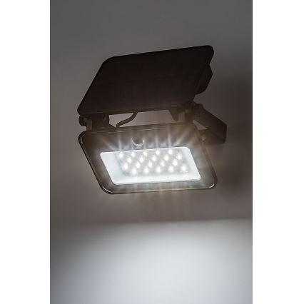 Rabalux - Proyector solar LED con sensor LED/6W/3,7V 3000/4000/6500K IP65