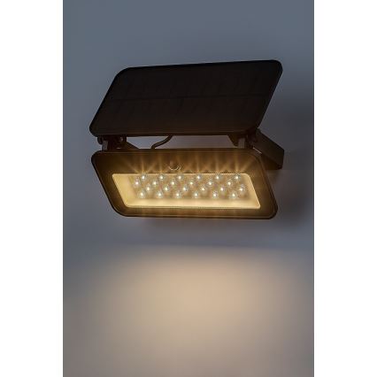 Rabalux - Foco solar LED con sensor LED/8W/3,7V 3000/4000/6500K IP65 2600 mAh