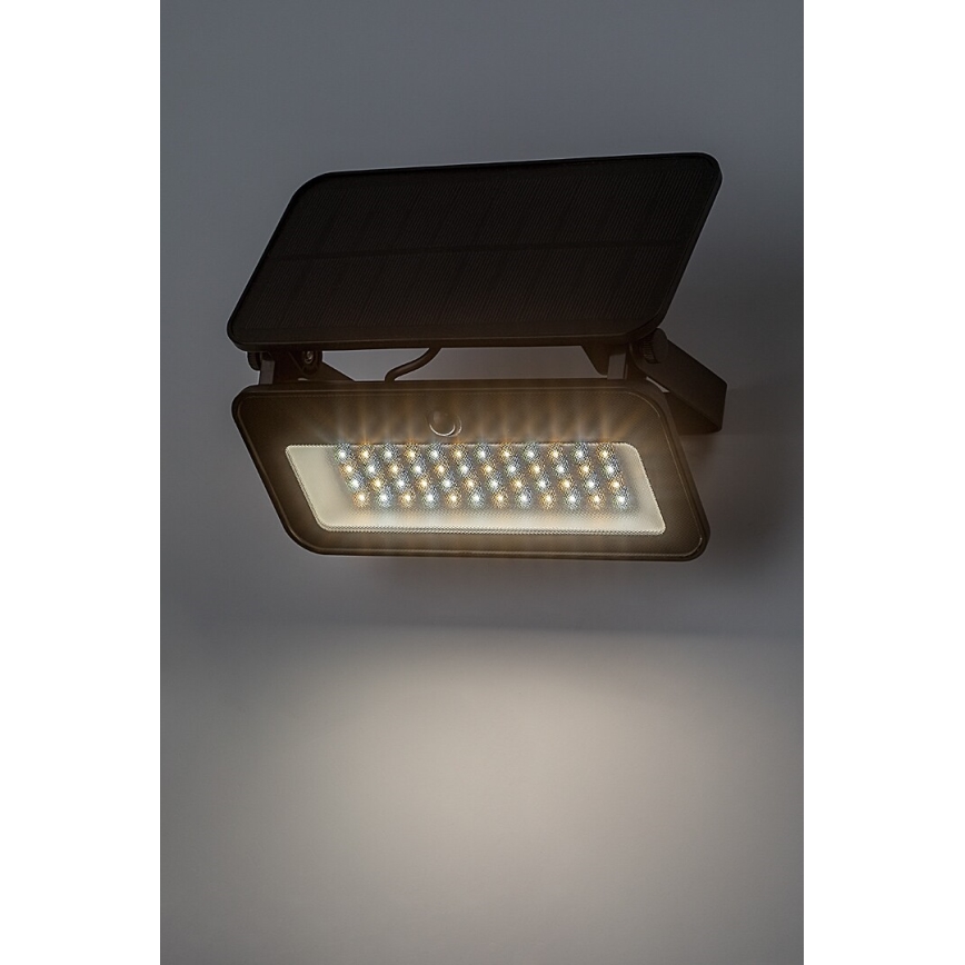 Rabalux - Foco solar LED con sensor LED/8W/3,7V 3000/4000/6500K IP65 2600 mAh